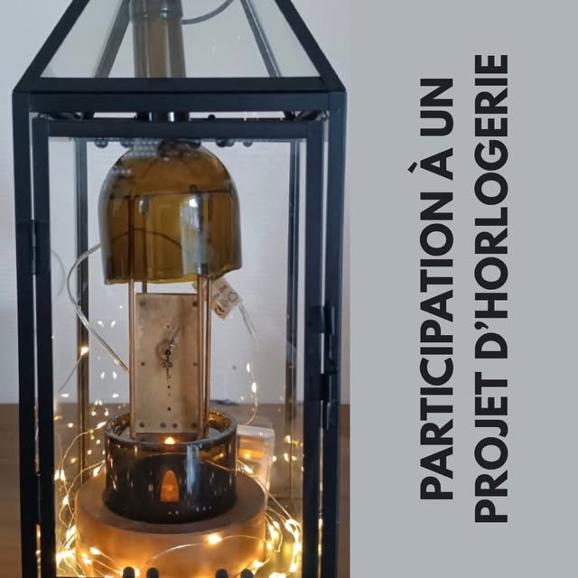 Création horlogère artisanale intégrant des pièces imprimées en 3D
